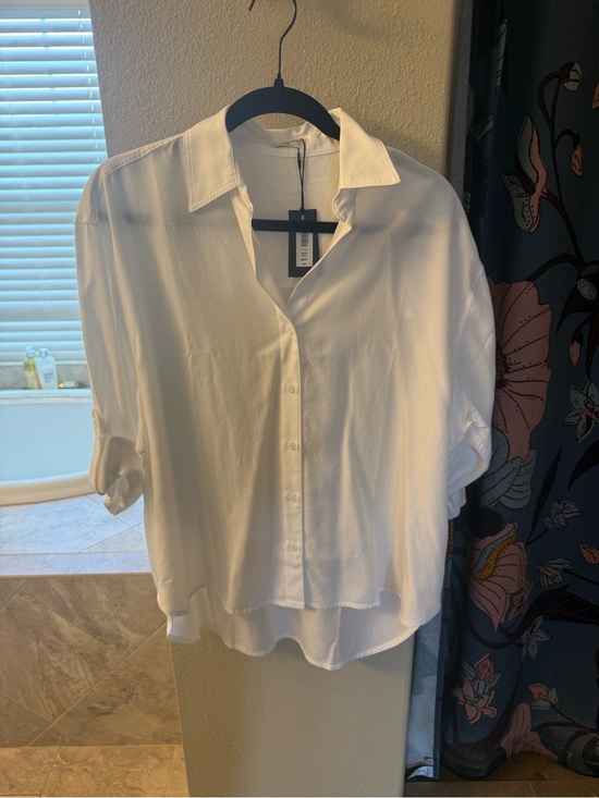 Babaton Tops - Babaton White Button-Down Shirt